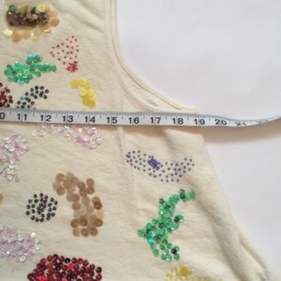Anthropologie Sequin Swing Sweater tank - Picture 4 of 5